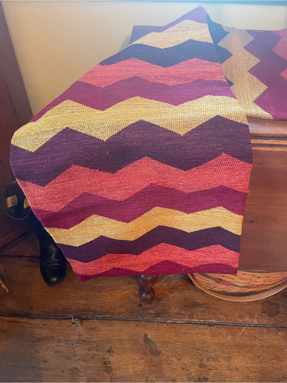 Handmade large fall table runners - Picture 8 of 9
